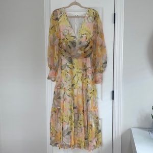 Hello Molly Gotta Thrive Maxi Dress Floral, size 8